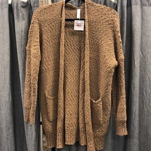 Soft popcorn cardigan
